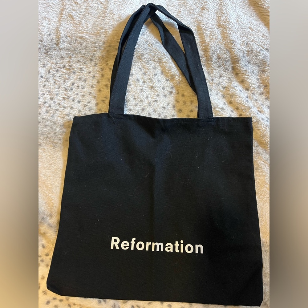 Reformation Classic Black Tote